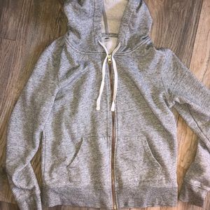 grey zip up